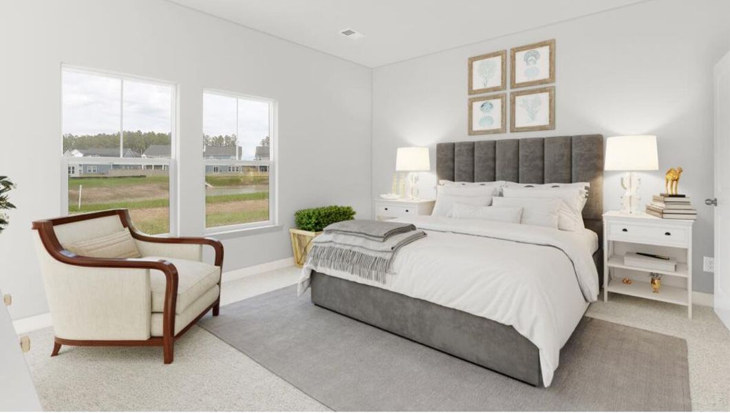 Furnished interior view inside a new home in Limehouse Farms, Summerville (Image 5).