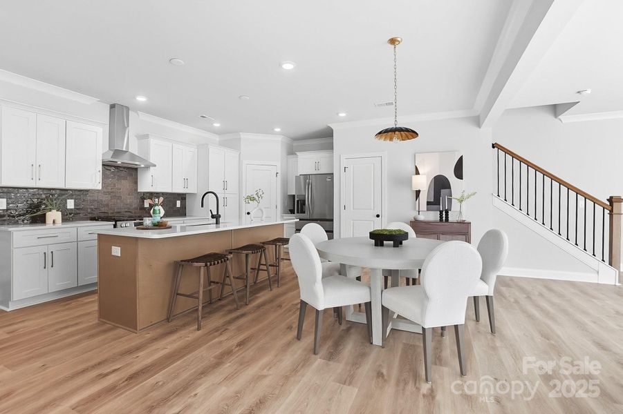 Furnished interior view inside a new home in , Charlotte (Image 7).