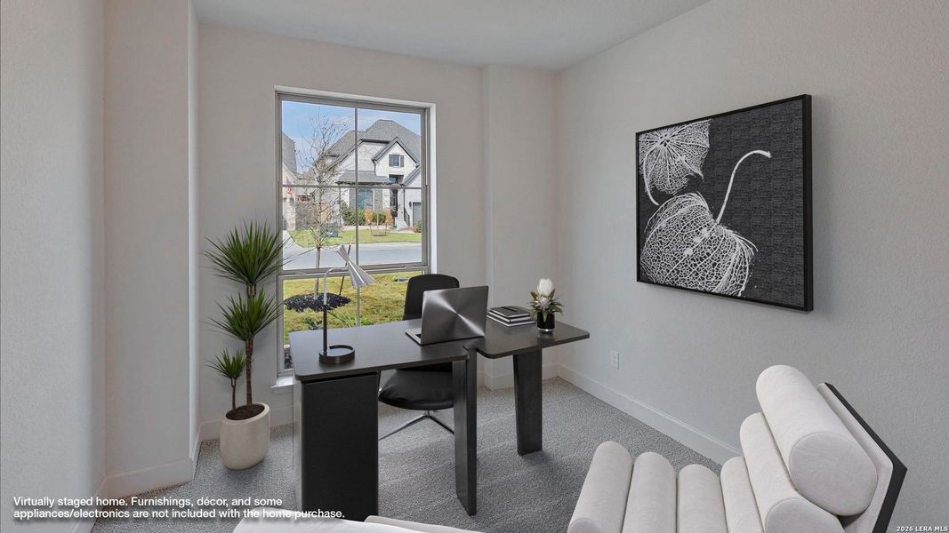Furnished interior view inside a new home in Arcadia Ridge, San Antonio (Image 13).