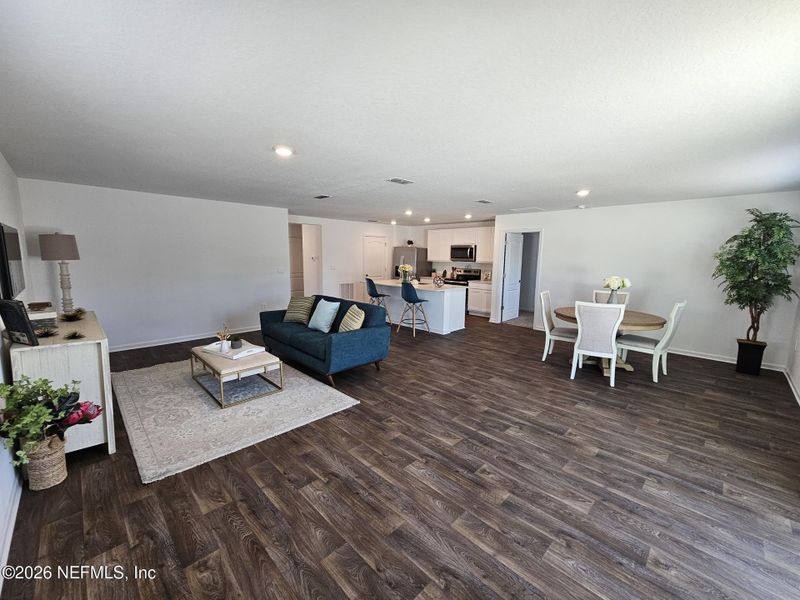 Furnished interior view inside a new home in Rookery, Green Cove Springs (Image 13).