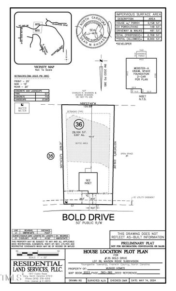 36 MRG Plot Plan