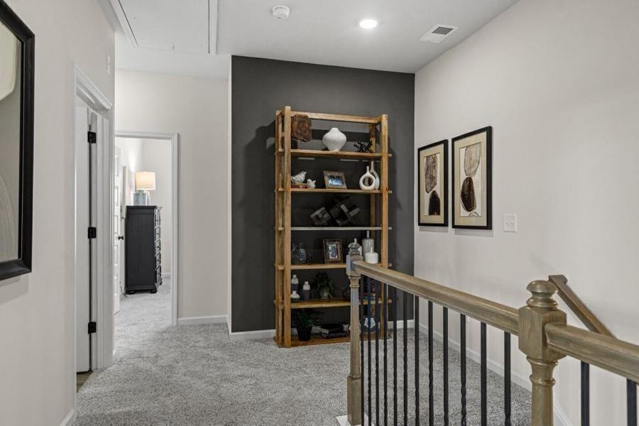 Furnished interior view inside a new home in Townes At The Stiles, Cartersville (Image 10).