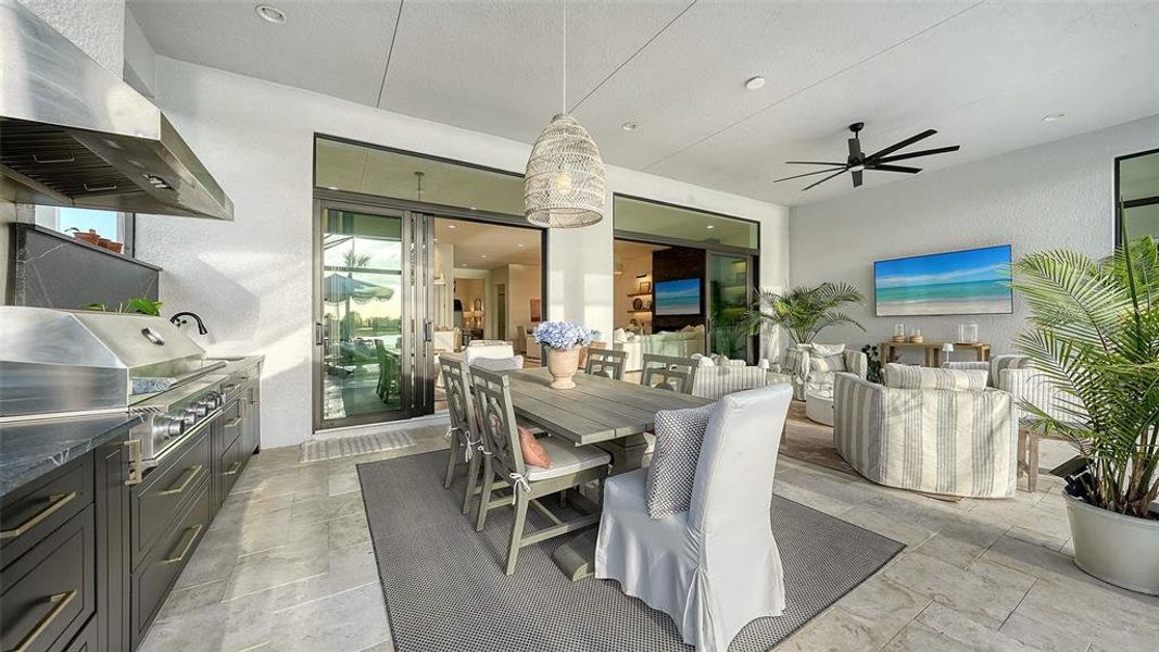 Furnished interior view inside a new home in , Sarasota (Image 52).