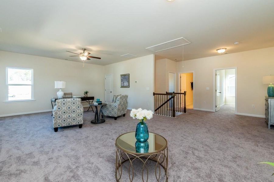 Furnished interior view inside a new home in Jones Ridge, Dallas (Image 10).