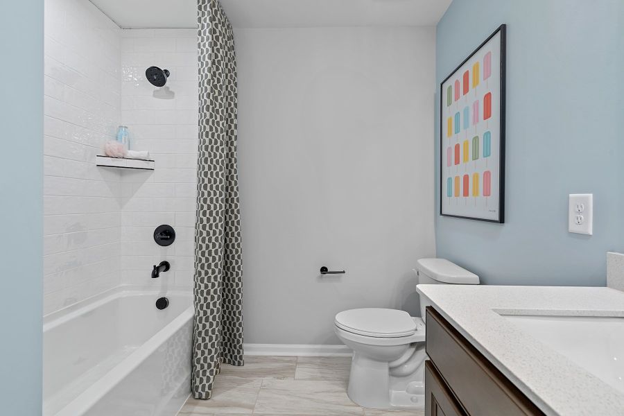 Representative furnished interior of a home built from the Woodwright by Tri Pointe Homes in Alton Creek, Mint Hill (Image 40).