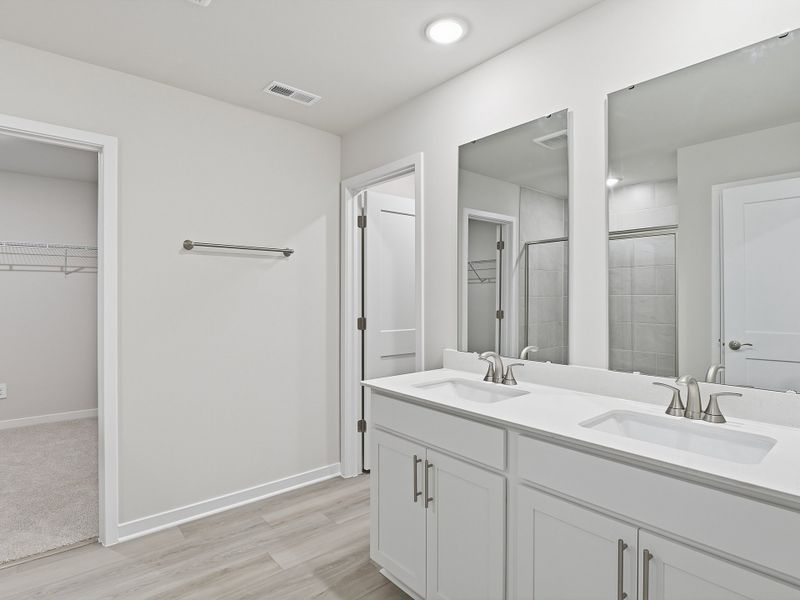 Furnished interior view inside a new home in The Heritage at Buffaloe Reserve, Raleigh (Image 7). Furnished interior view inside a new home in The Heritage at Buffaloe Reserve, Raleigh (Image 7).