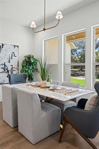 Furnished interior view inside a new home in SouthBend Estates, Granbury (Image 27).