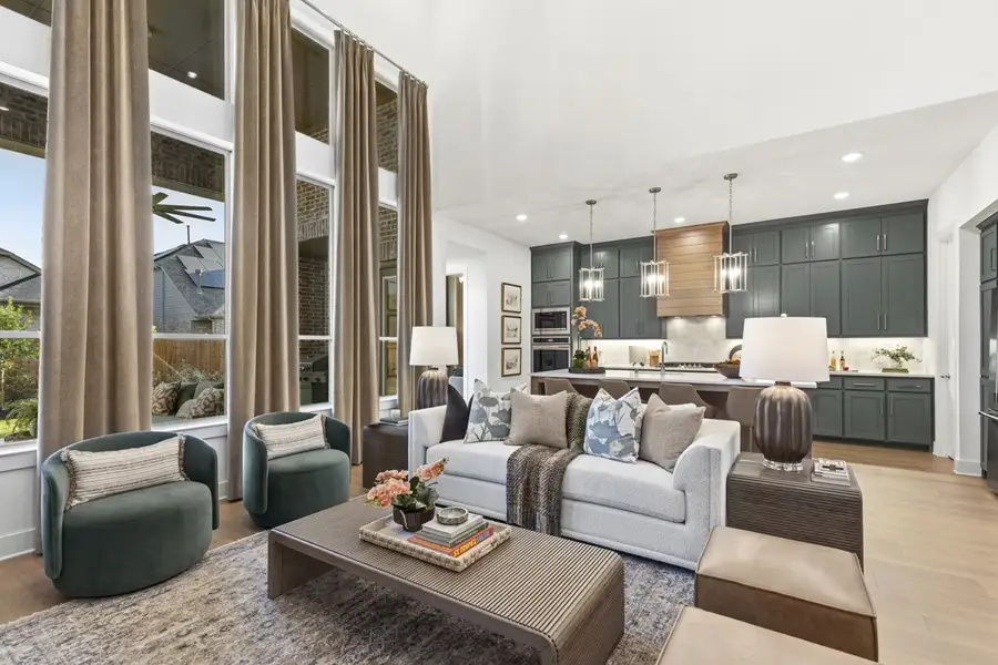 Representative Family Room - some options shown