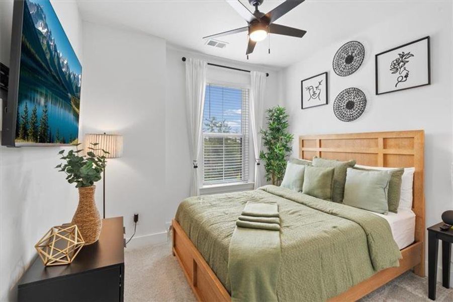 Furnished interior view inside a new home in , Roswell (Image 16).