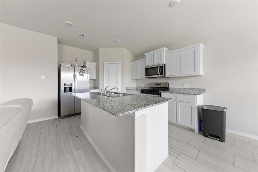 Furnished interior view inside a new home in Rosewood at Beltmill, Fort Worth (Image 15).