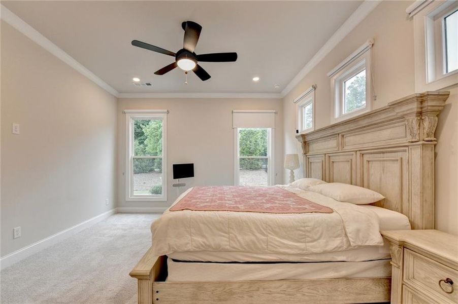 Furnished interior view inside a new home in Ellington Townhomes, Suwanee (Image 11).