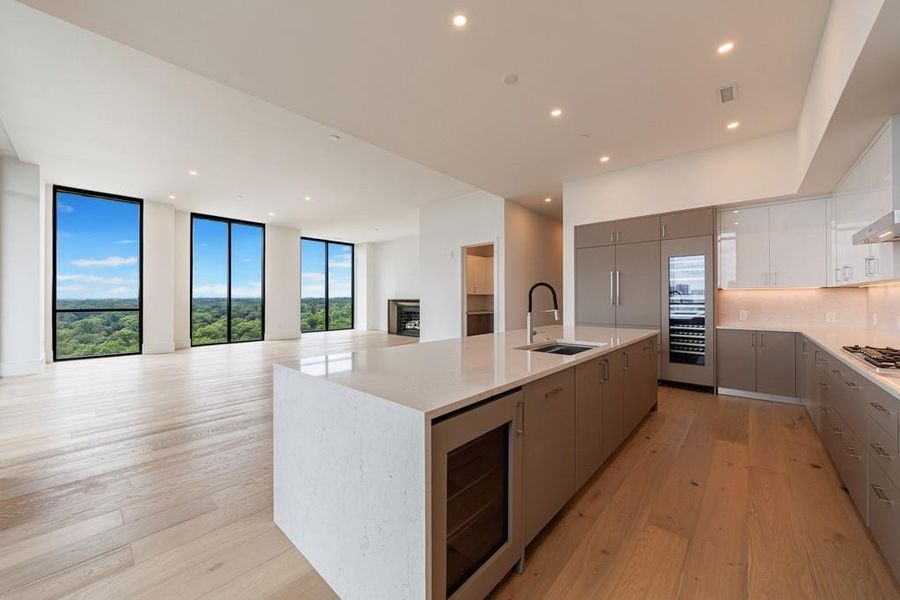 Furnished interior view inside a new home in The Dillon Buckhead, Atlanta (Image 12).