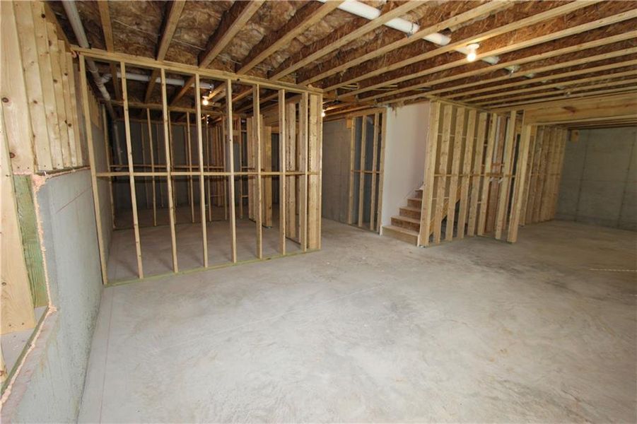 In-progress construction of a new home in Clark Farms, Flowery Branch, GA (Image 29).