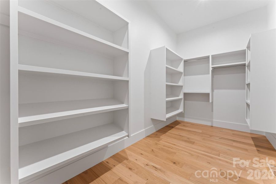 large primary closet