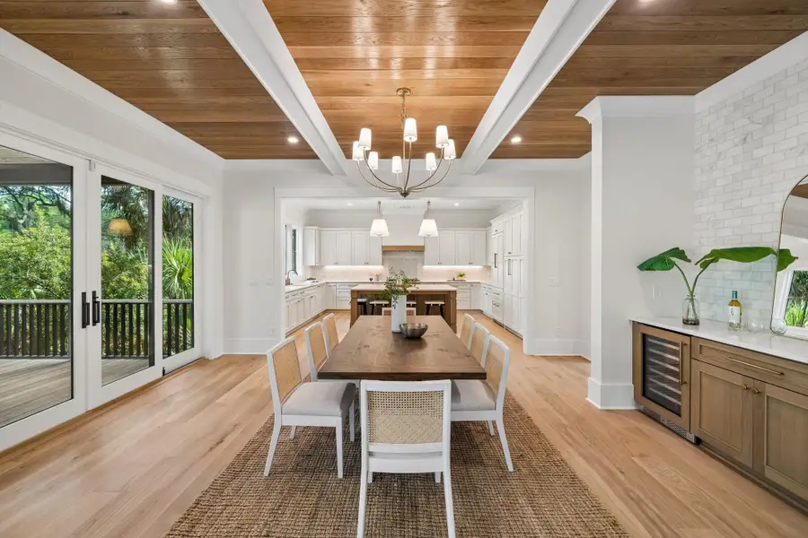 Furnished interior view inside a new home in , Kiawah Island (Image 6).