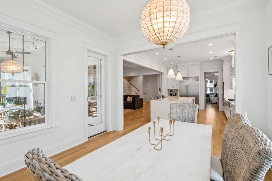 Furnished interior view inside a new home in , Mount Pleasant (Image 11).