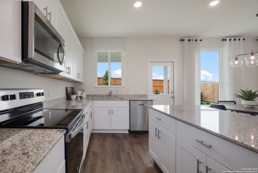 Furnished interior view inside a new home in Meadows at Clear Springs, New Braunfels (Image 15).