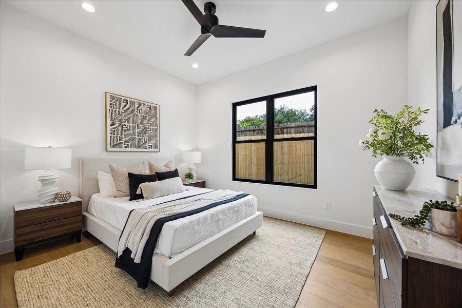 Furnished interior view inside a new home in , Houston (Image 32).