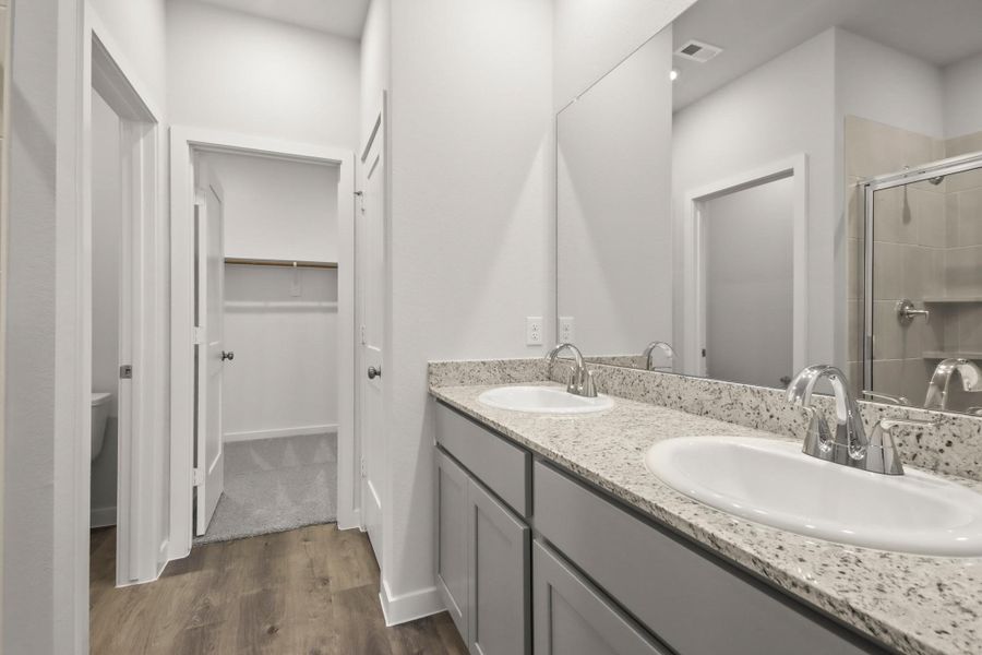 Furnished interior view inside a new home in Caney Mills, Cut and Shoot (Image 6).