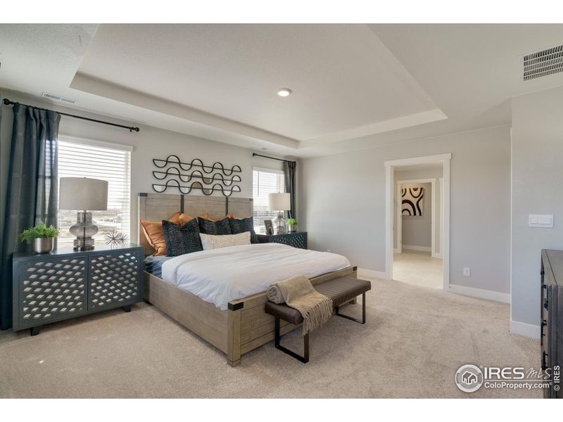 Furnished interior view inside a new home in Vantage, Berthoud (Image 29).