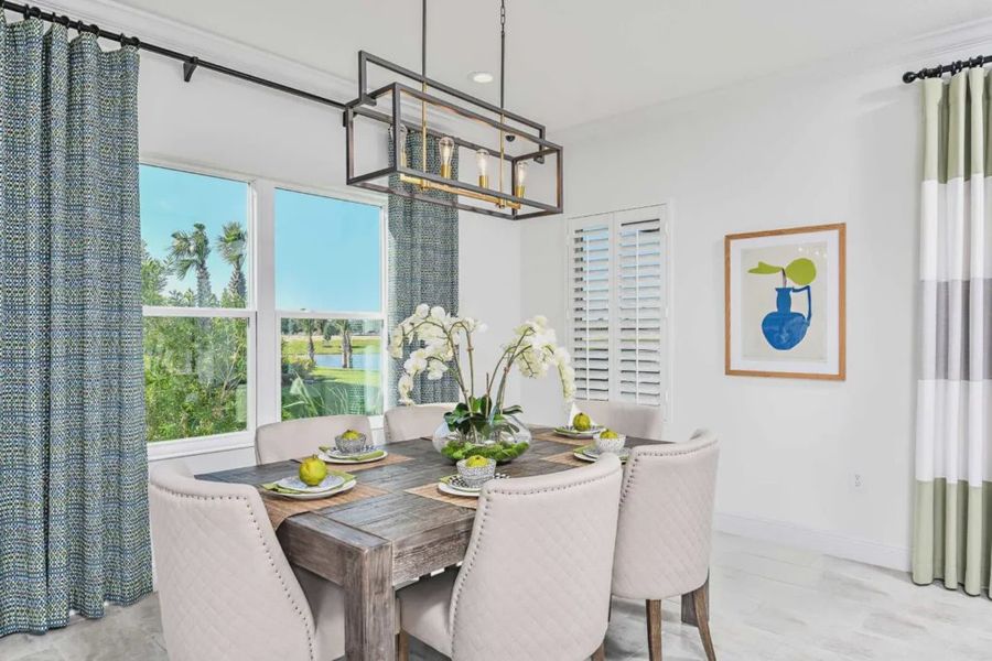 Furnished interior view inside a new home in Windward, Lakewood Ranch (Image 6). Furnished interior view inside a new home in Windward, Lakewood Ranch (Image 6).