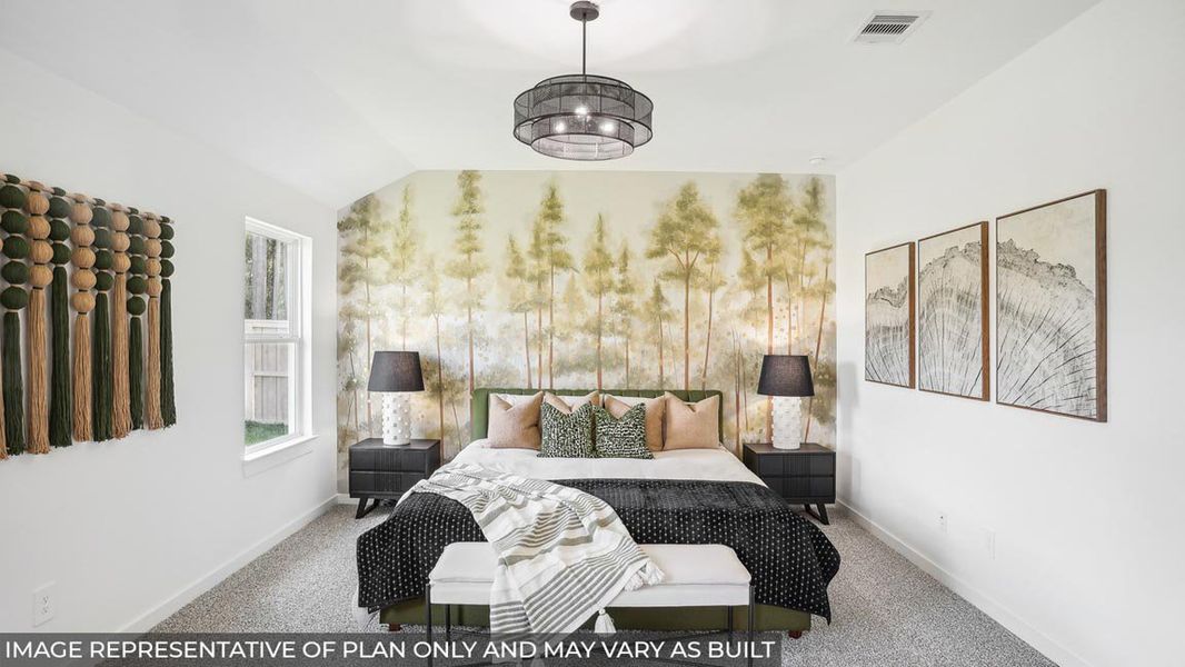 Furnished interior view inside a new home in Porters Mill, New Caney (Image 12).