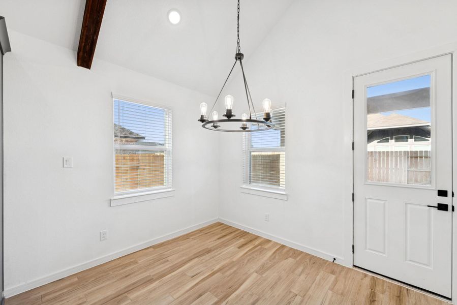 Charming dining area