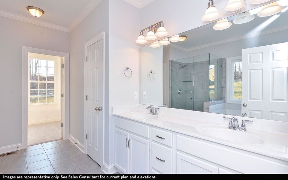Furnished interior view inside a new home in Aden Woods, Nashville (Image 6).