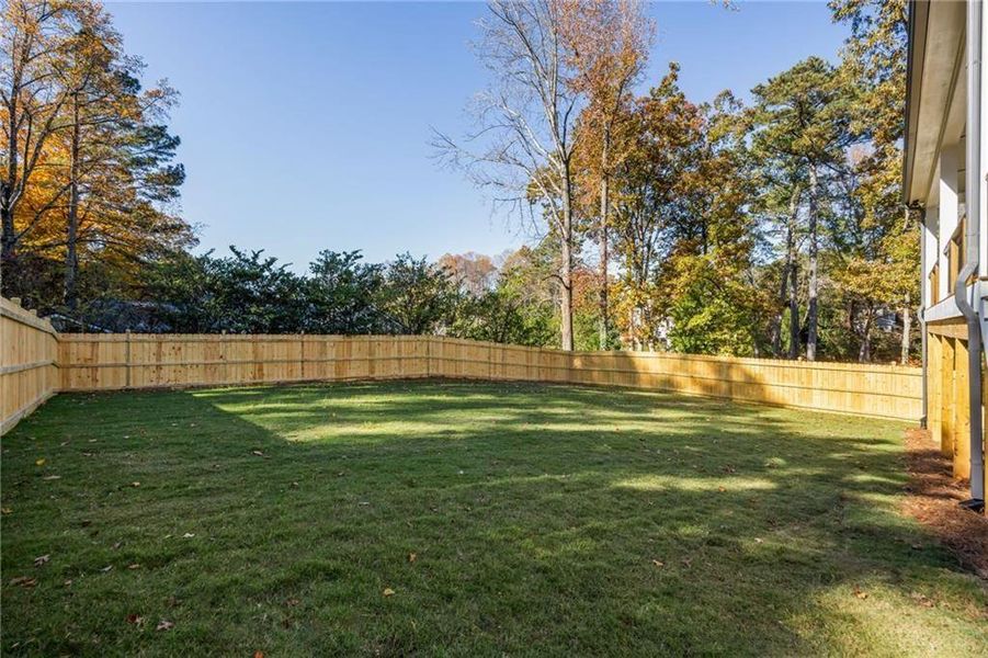 Exterior details and patio area of a home in , Chamblee (Image 24).