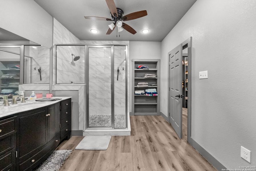 Furnished interior view inside a new home in , Adkins (Image 11).