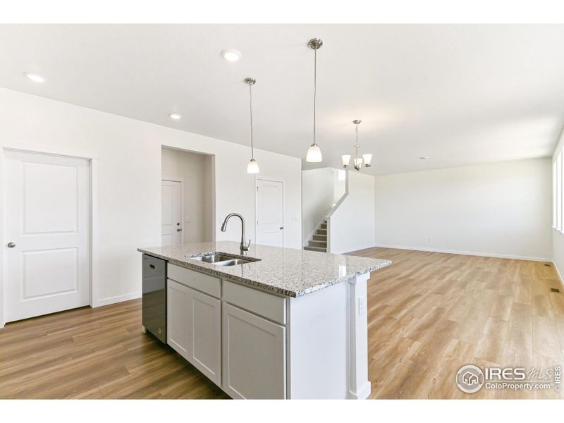 Furnished interior view inside a new home in Settlers Crossing, Commerce City (Image 11). Furnished interior view inside a new home in Settlers Crossing, Commerce City (Image 11).