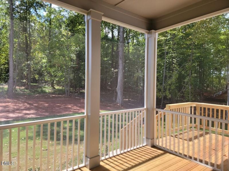 Exterior details and patio area of a home in Rockport, Wake Forest (Image 3).
