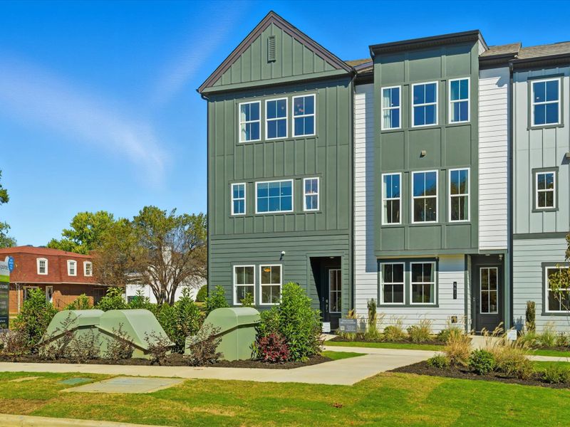 Representative exterior photo of a completed home built from the Paloma by Tri Pointe Homes in Bellflower, Charlotte, NC (Image 25).