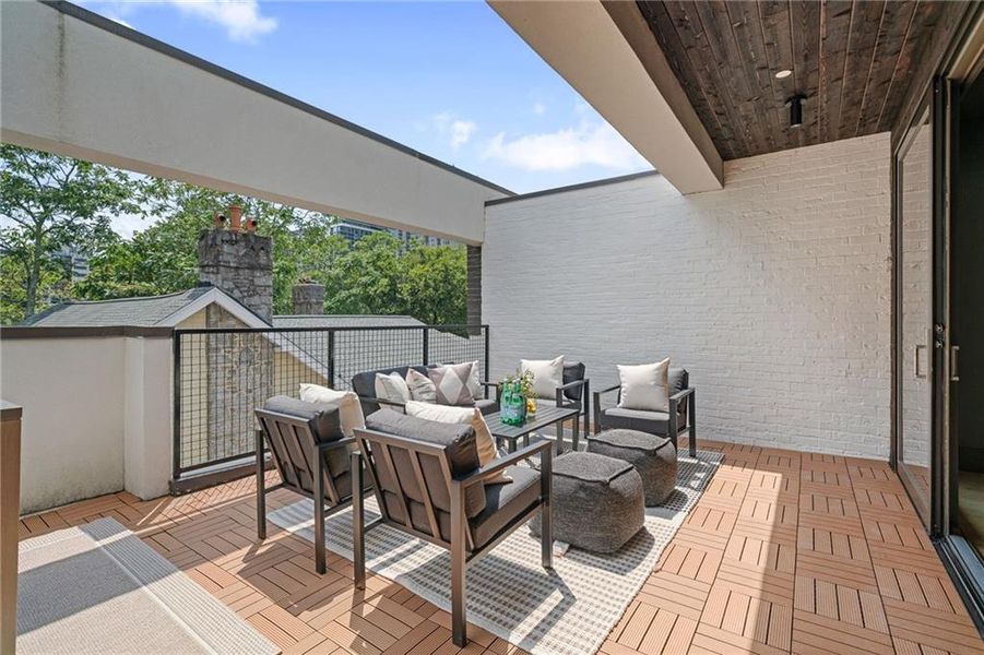 Furnished interior view inside a new home in , Atlanta (Image 32).