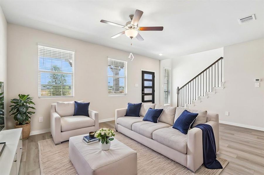 Furnished interior view inside a new home in Oak Ridge Park, Corinth (Image 13).