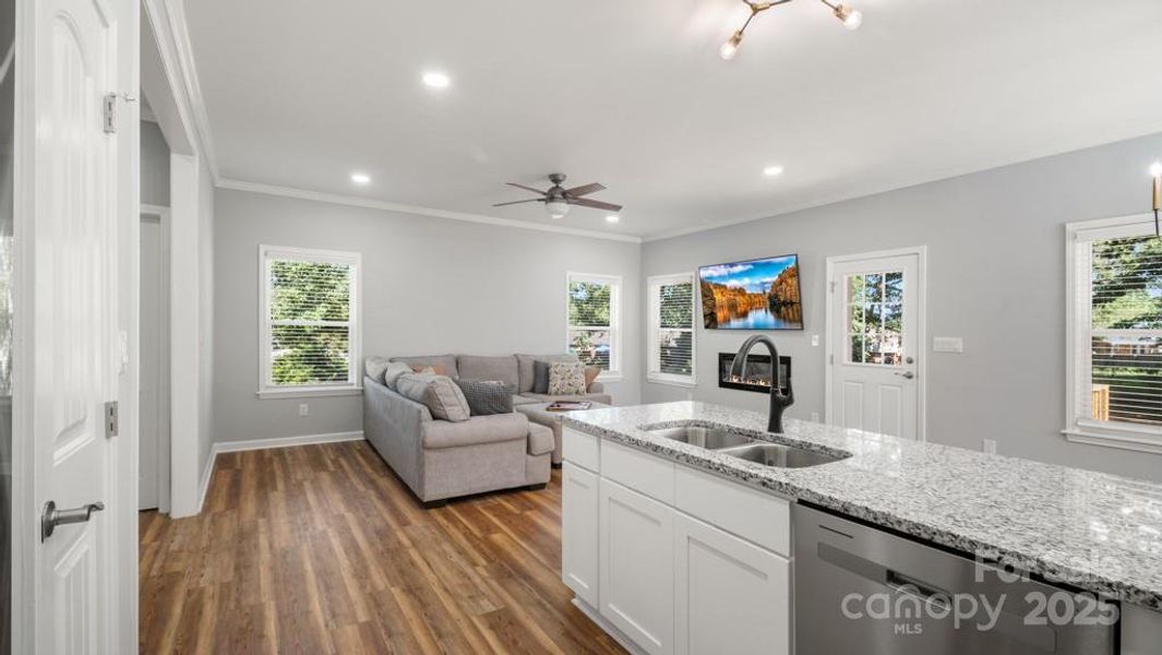 Furnished interior view inside a new home in , Kernersville (Image 23).