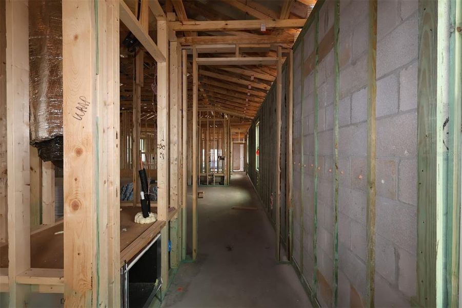 In-progress construction of a new home in Lake Star at Ovation, Winter Garden, FL (Image 13). In-progress construction of a new home in Lake Star at Ovation, Winter Garden, FL (Image 13).