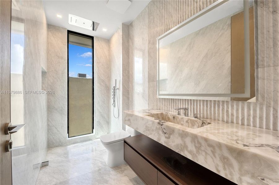 Furnished interior view inside a new home in , Miami Beach (Image 14).