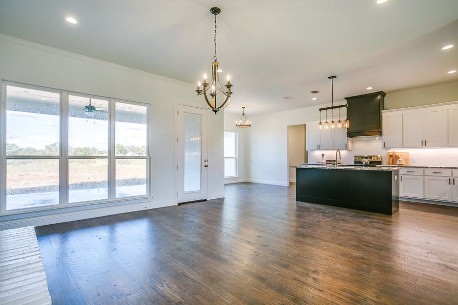 Representative furnished interior of a home built from the Refuge Lane by Trinity Classic Homes in Zion Trails, Poolville (Image 8).