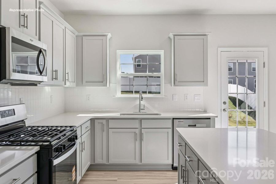 Furnished interior view inside a new home in The Hamptons at Hickory, Hickory (Image 8).