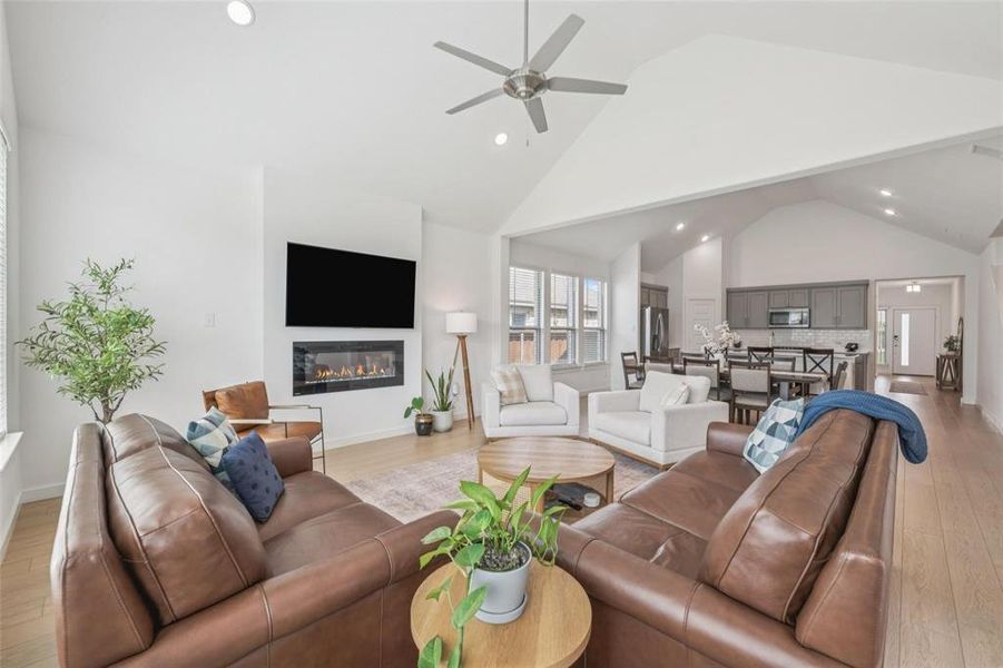 Furnished interior view inside a new home in , Fort Worth (Image 10).