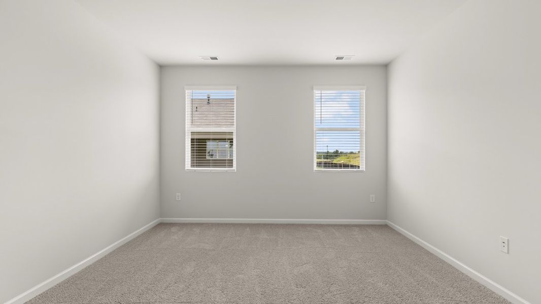 Representative unfurnished interior of a home built from the Booth by D.R. Horton in Liberty Crossing, Braselton (Image 26). Representative unfurnished interior of a home built from the Booth by D.R. Horton in Liberty Crossing, Braselton (Image 26).