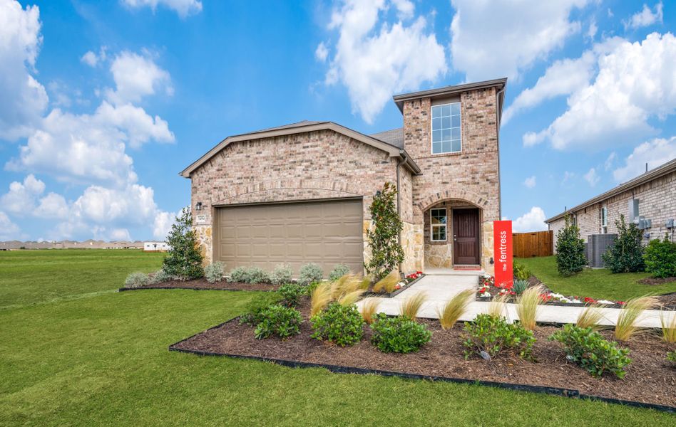 The Fentress, a 2-story new construction home showing Home Exterior LS202