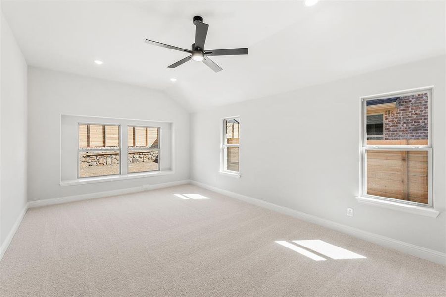 Spacious, unfurnished interior of a new home in Painted Tree Woodland District 50, McKinney (Image 19).