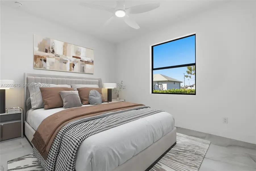 Furnished interior view inside a new home in , Cape Coral (Image 18).