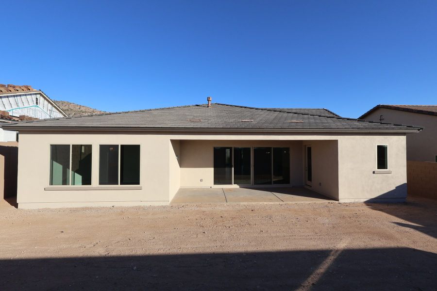 Exterior details and patio area of a home in The Ridge at Victory, Litchfield Park (Image 3).