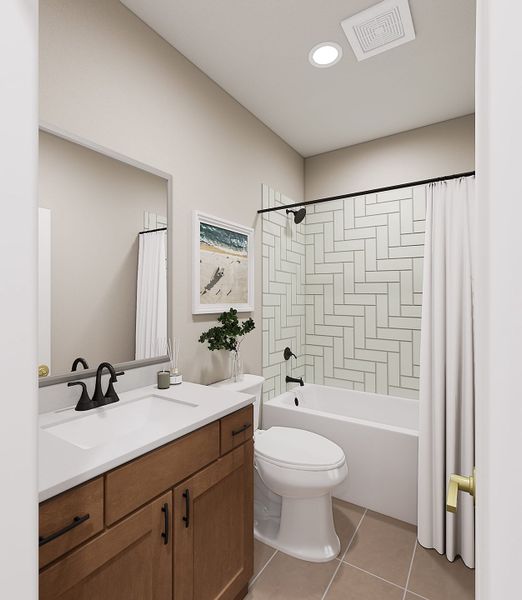 Representative furnished interior of a home built from the Walker by Tri Pointe Homes in Painted Tree, McKinney (Image 19). Representative furnished interior of a home built from the Walker by Tri Pointe Homes in Painted Tree, McKinney (Image 19).