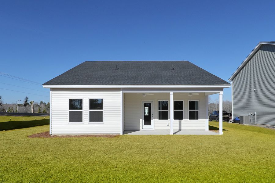 Exterior details and patio area of a home in Jordan Grove, Conway (Image 21).