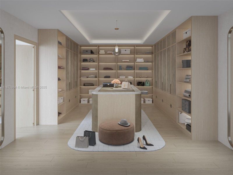 Furnished interior view inside a new home in , Miami (Image 4).