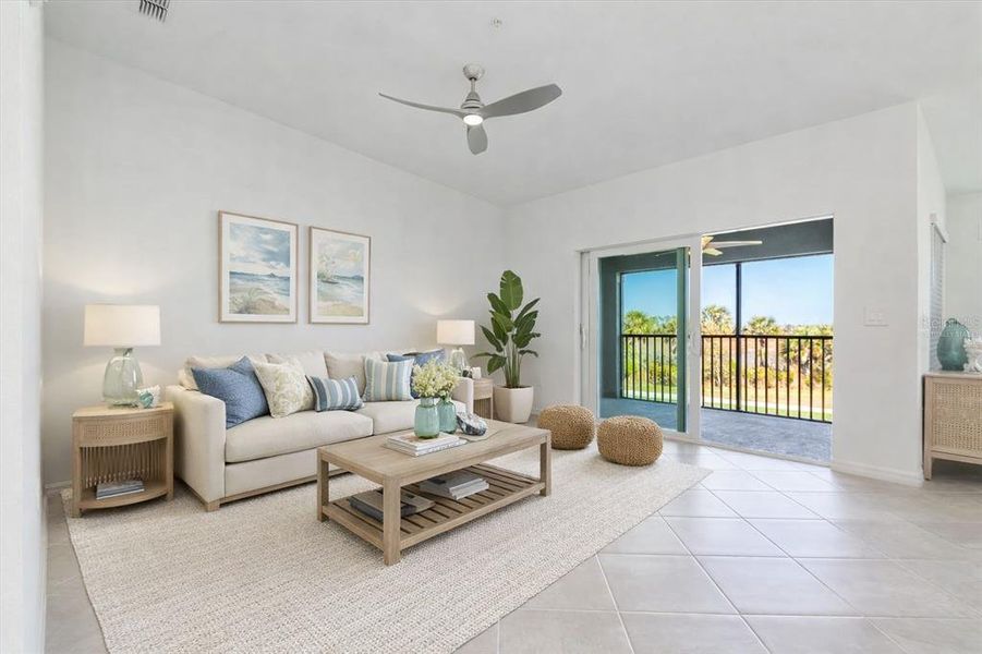 Furnished interior view inside a new home in , Venice (Image 7).